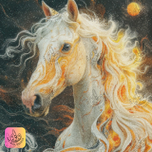 Artdiystudio Craft A Fiery Masterpiece With Solar Blaze Diamond Art 7