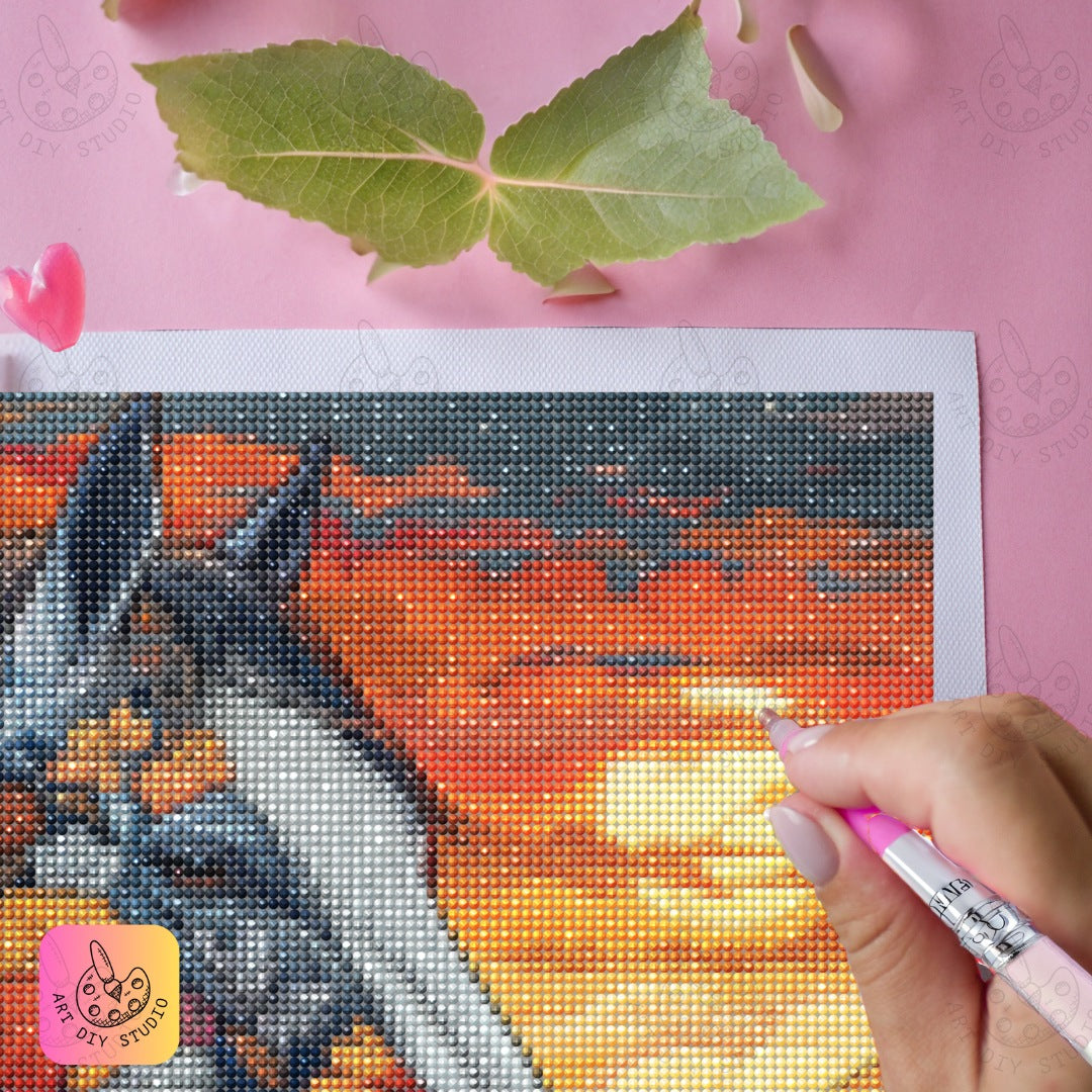 Artdiystudio Craft A Floral Masterpiece With Wildflower Harmony Horse Diamond Art Kit 5
