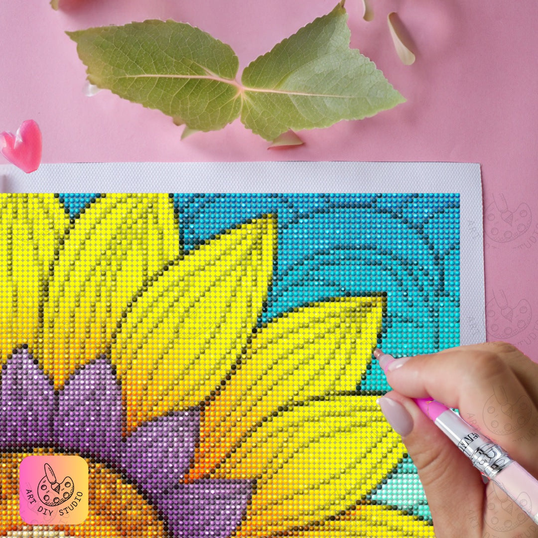 Artdiystudio Create A Burst Of Color With The Sunshine Petal Bloom Diy Mosaic 5