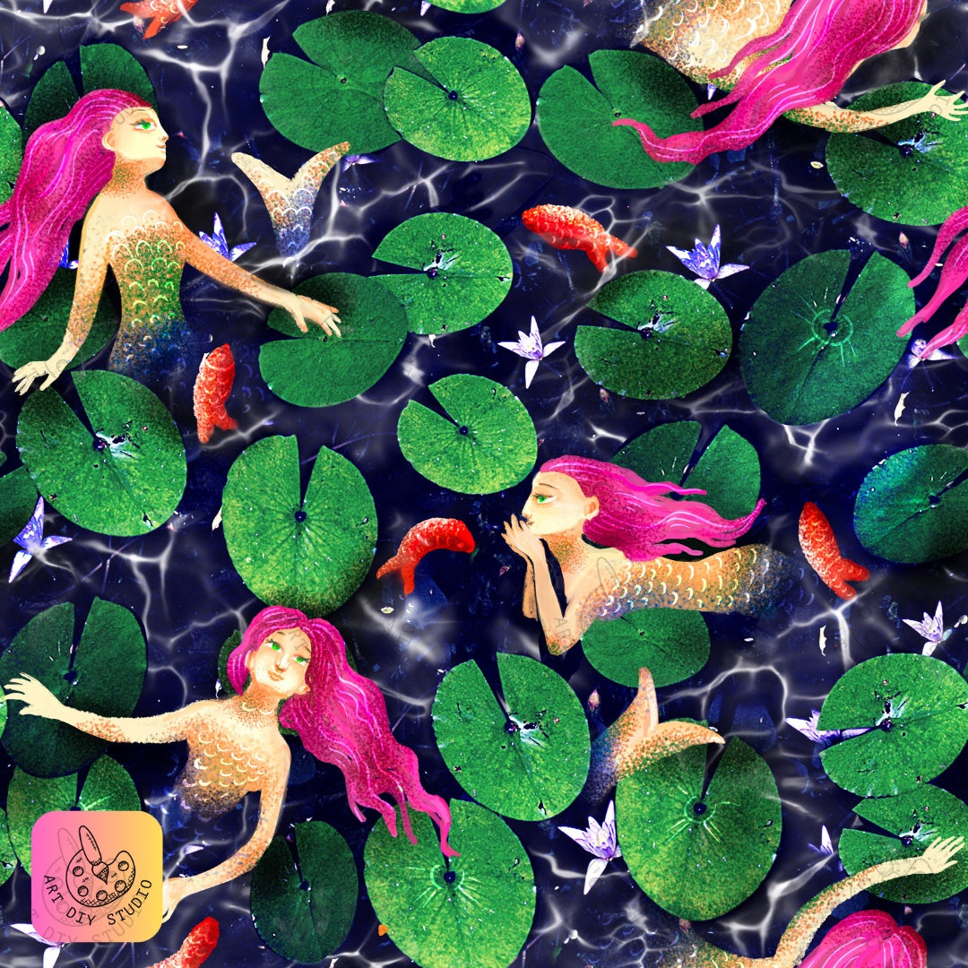 Artdiystudio Create A Mystical Scene With Mermaids Of The Enchanted Waters 8