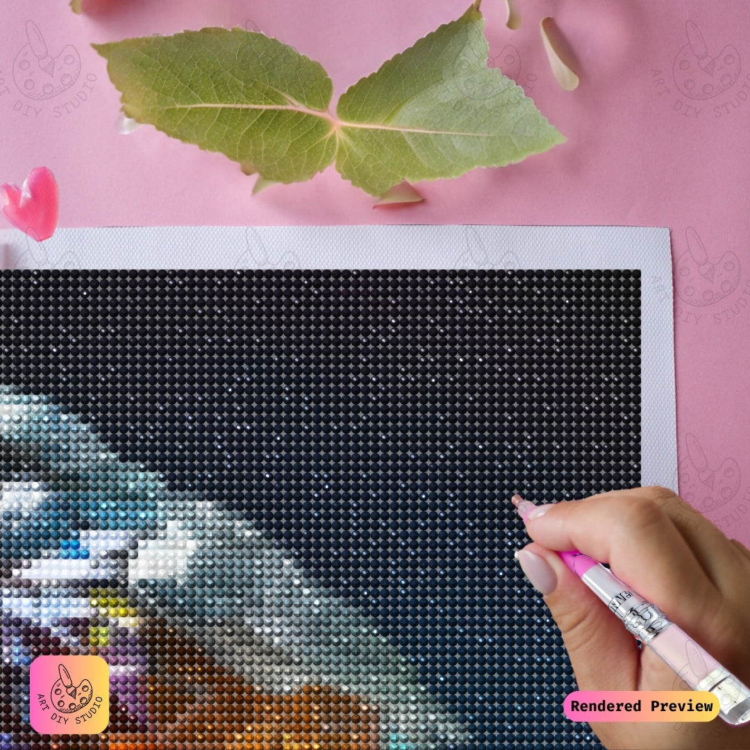 Artdiystudio Crystal Bird On Branch Diy Diamond Painting Kit A Radiant Masterpiece Of Light And Elegance 3