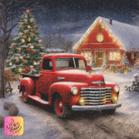 Artdiystudio Diy Rooster Winter Diamond Painting Kit Rustic Countryside Art 7