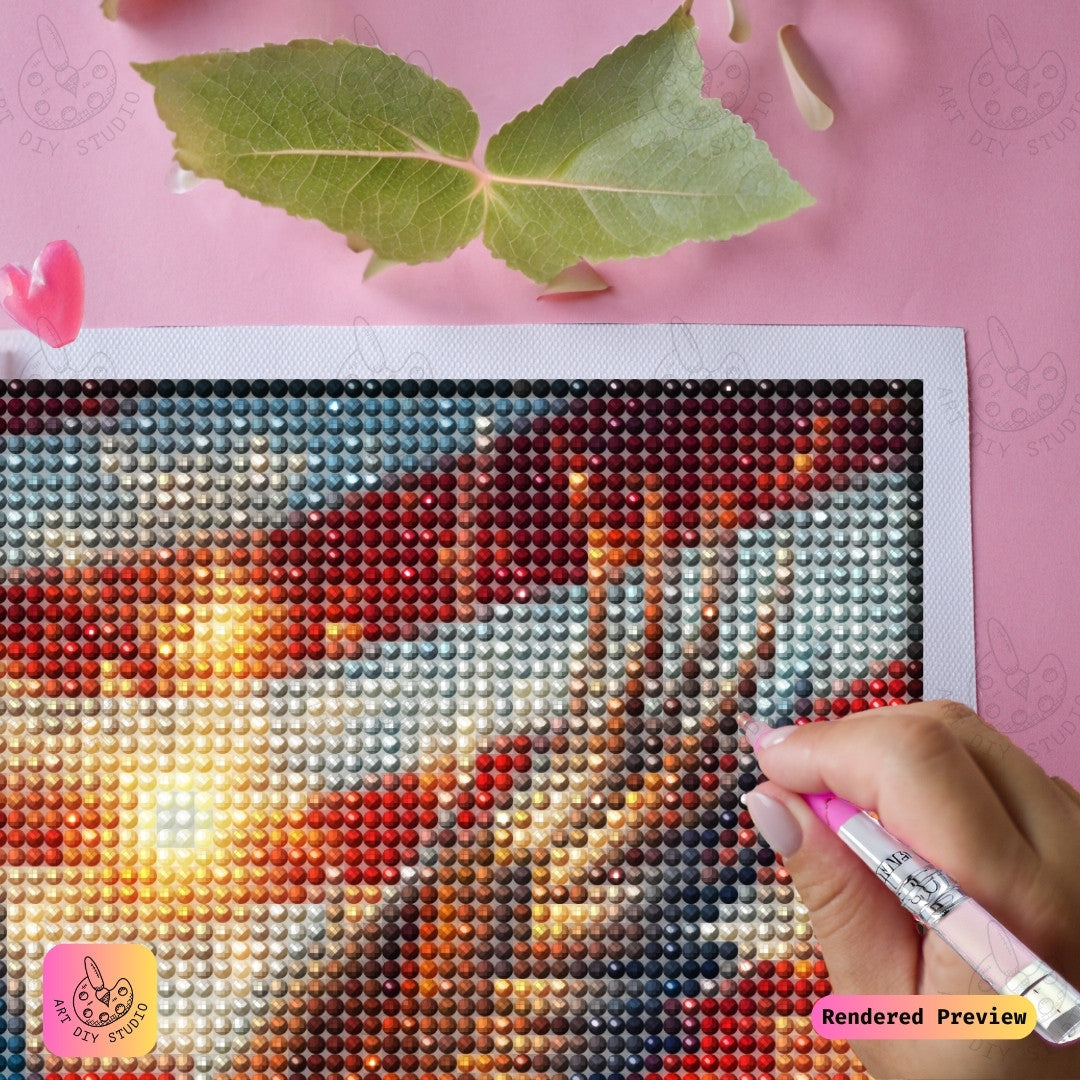 Artdiystudio Eagle Of Liberty Diy Diamond Painting Kit A Powerful Tribute To Freedom And Celebration 3