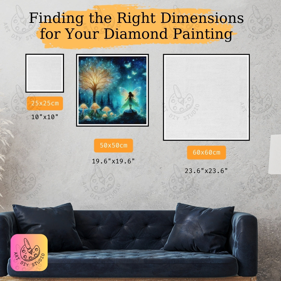 Artdiystudio Enchanted Forest Glow Diy Diamond Painting Kit Step Into A Magical World Product Image 2