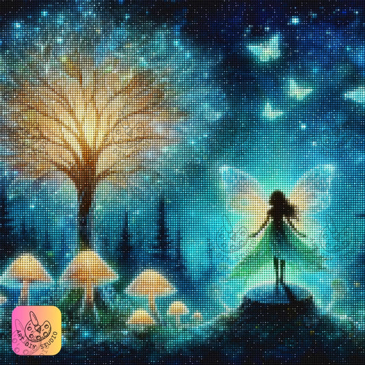 Artdiystudio Enchanted Forest Glow Diy Diamond Painting Kit Step Into A Magical World Product Image