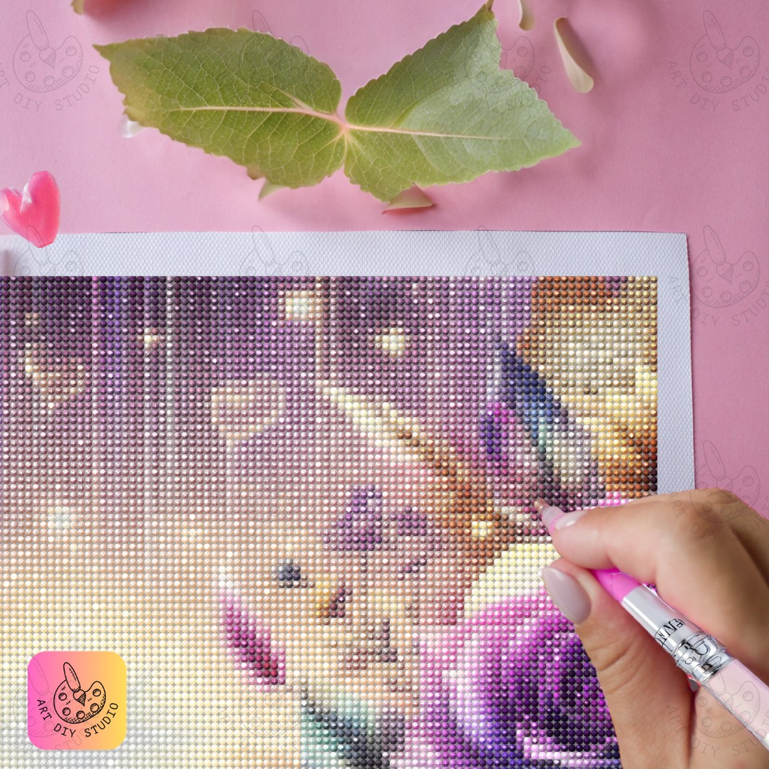 Artdiystudio Enchanted Garden Glow Diy Diamond Painting Kit Step Into A Floral Fantasy 5