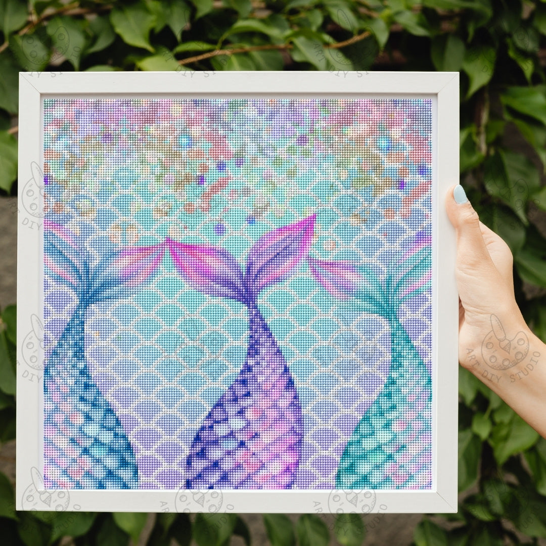 Artdiystudio Enchanted Mermaid Tails Mystical Diamond Painting Kit For Fantasy Lovers Product Image 3