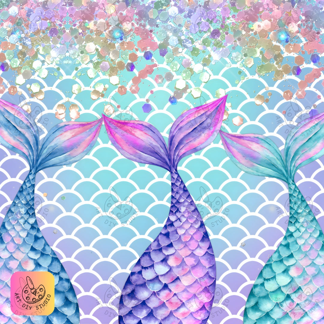 Artdiystudio Enchanted Mermaid Tails Mystical Diamond Painting Kit For Fantasy Lovers Product Image 8