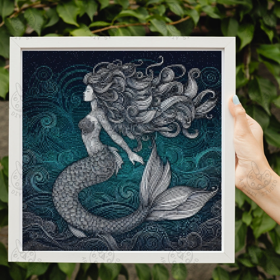 Artdiystudio Ethereal Mermaid Majesty A Stunning Diamond Painting Kit For Dreamers Product Image 3