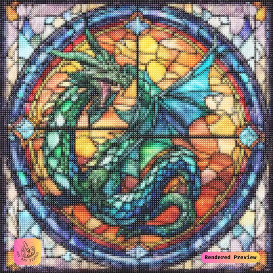 Artdiystudio Ethereal Winged Majesty Diy Diamond Painting Kit Luminous Fantasy Art 2