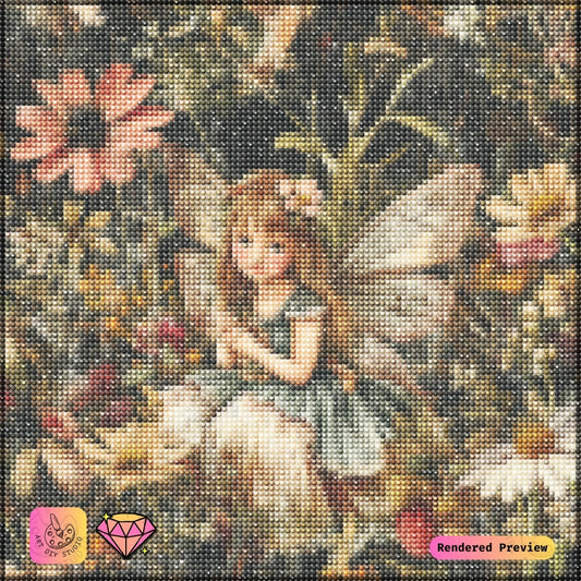 Artdiystudio Fairy Garden Whispers Diy Diamond Painting Kit A Magical Escape Into Nature 2