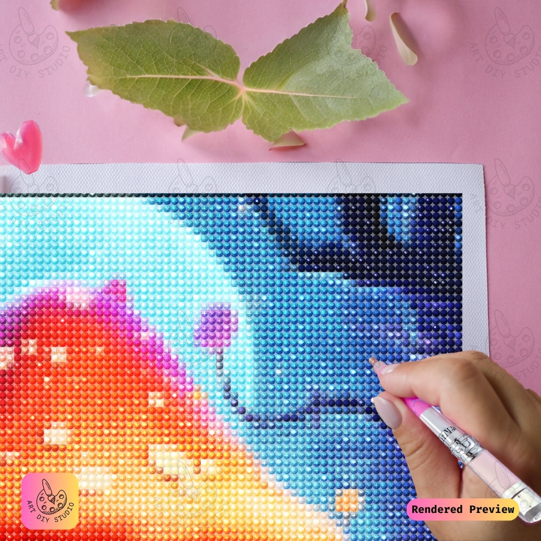 Artdiystudio Fairy Tale Mushroom Cottage Diy Diamond Painting Kit A Cheerful Enchanted Escape In Art 4