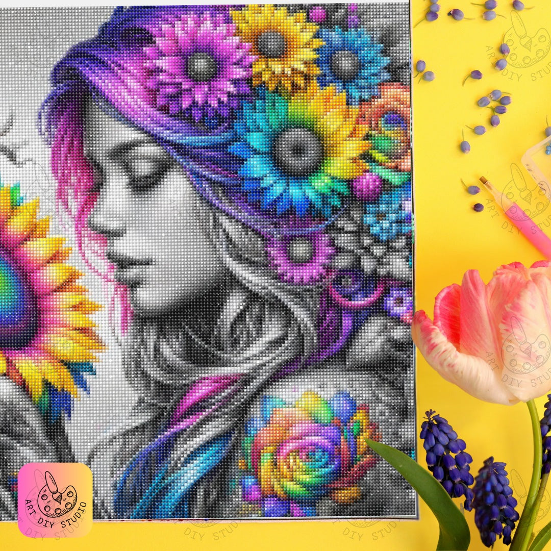 Artdiystudio Fantastical Flower Dreamscape Diy Diamond Painting Kit Enter A Vivid Wonderland 6