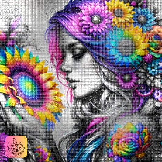 Artdiystudio Fantastical Flower Dreamscape Diy Diamond Painting Kit Enter A Vivid Wonderland 7