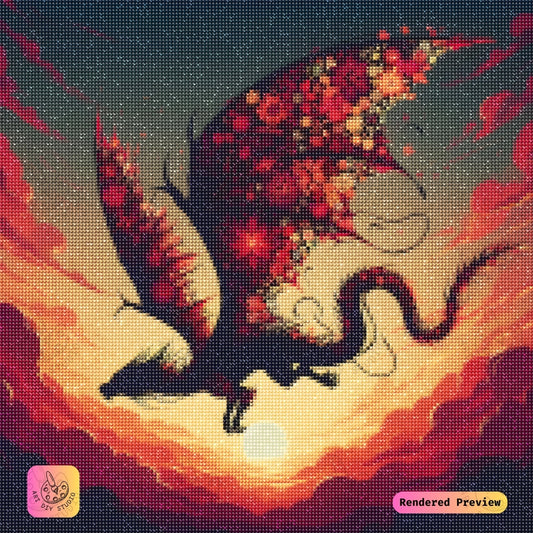 Artdiystudio Floral Wings Of Twilight Diy Diamond Painting Kit A Delicate Fantasy Masterpiece 2