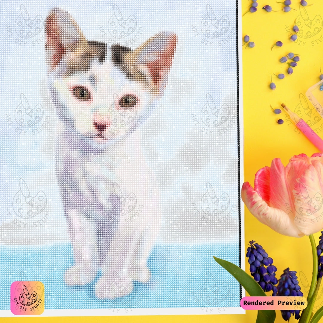 Artdiystudio Fluffy Dreams Diy Diamond Painting Kit A Playful Kittens Charm 3