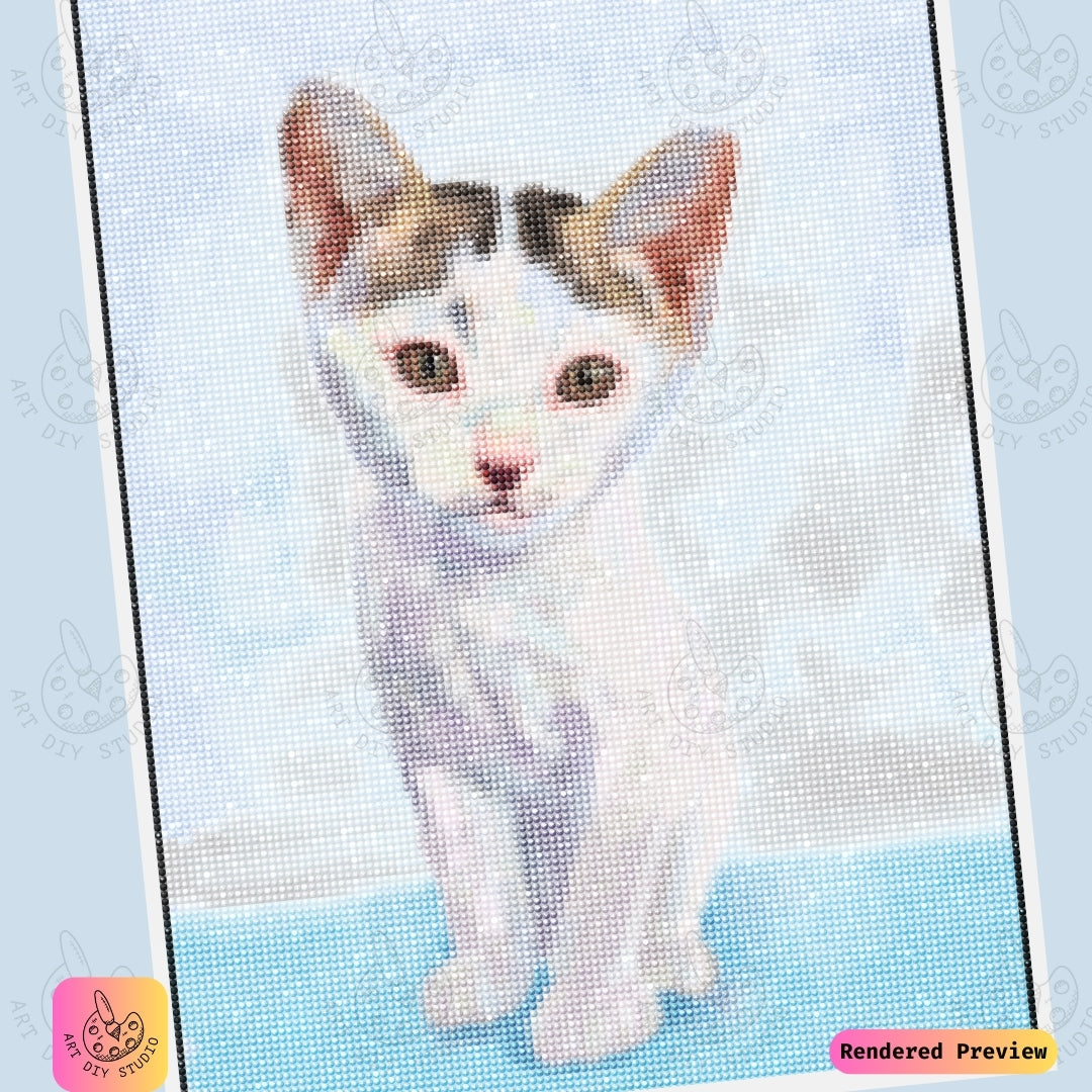 Artdiystudio Fluffy Dreams Diy Diamond Painting Kit A Playful Kittens Charm 6