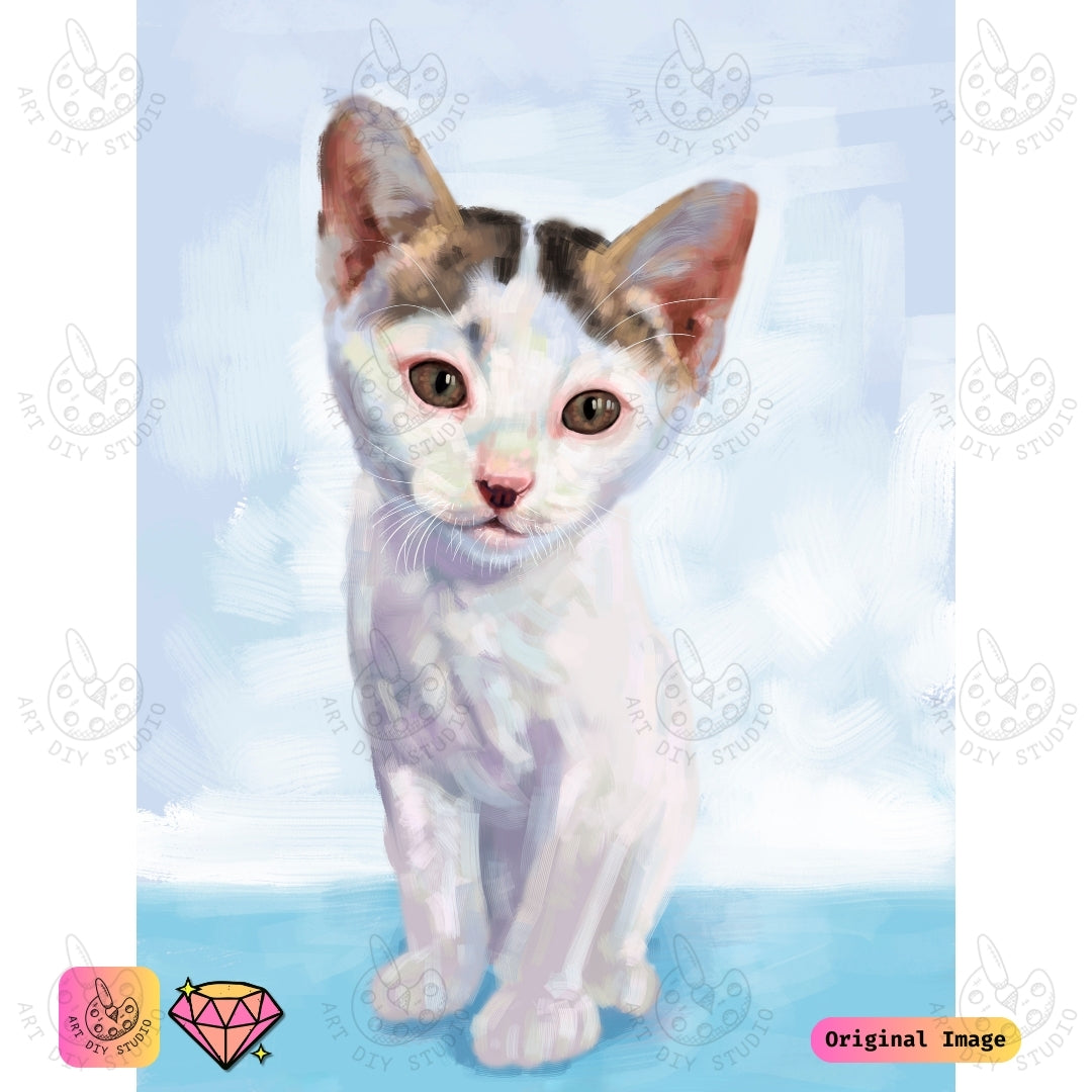 Artdiystudio Fluffy Dreams Diy Diamond Painting Kit A Playful Kittens Charm