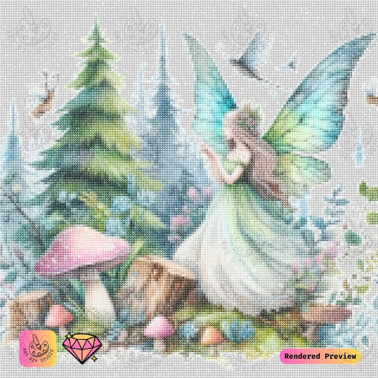 Artdiystudio Forest Fairy Enchantment Diy Diamond Painting Kit A Magical Journey Through The Enchanted Forest 5