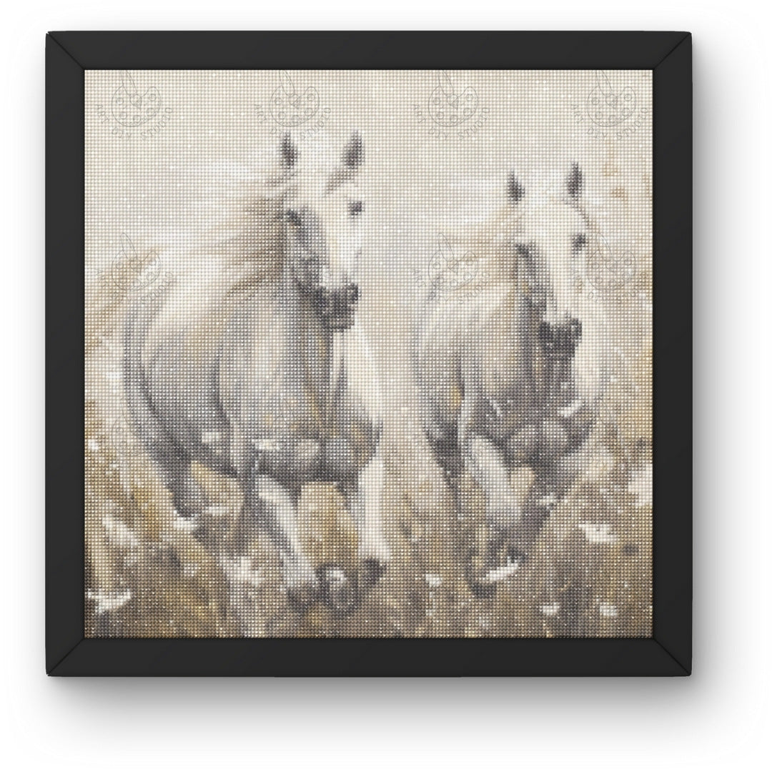 Artdiystudio Free Spirits In Bloom Diy Diamond Painting Kit Celebrate The Beauty Of Horses In Motion 3