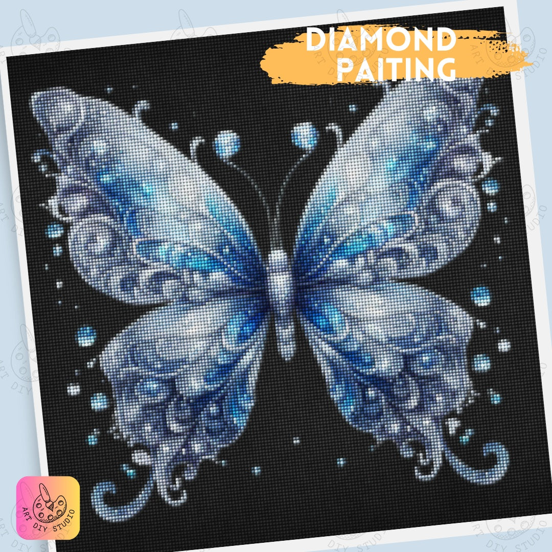 Artdiystudio Frosted Jewel Butterfly Diamond Painting Kit Create Your Masterpiece Product Image 5