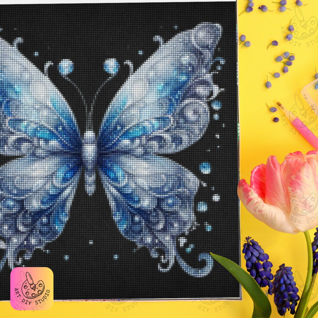Artdiystudio Frosted Jewel Butterfly Diamond Painting Kit Create Your Masterpiece Product Image 7