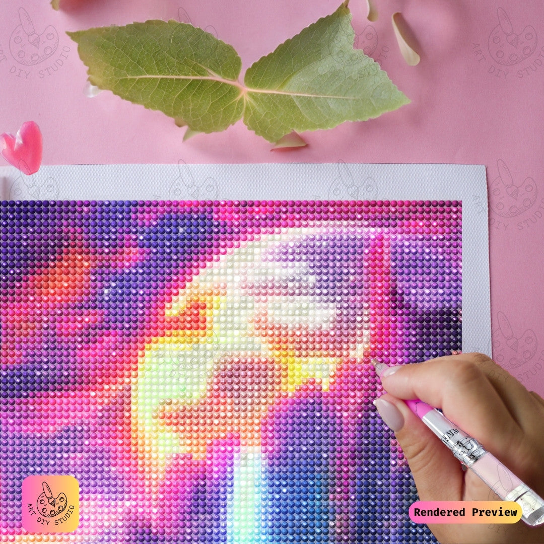 Artdiystudio Galactic Waterfall Realm Diy Diamond Painting Kit A Dreamlike Journey Through A Cosmic Landscape 4