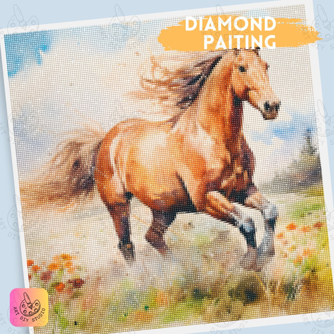 Artdiystudio Galloping Freedom Diamond Painting Kit Unleash Your Inner Spirit 4