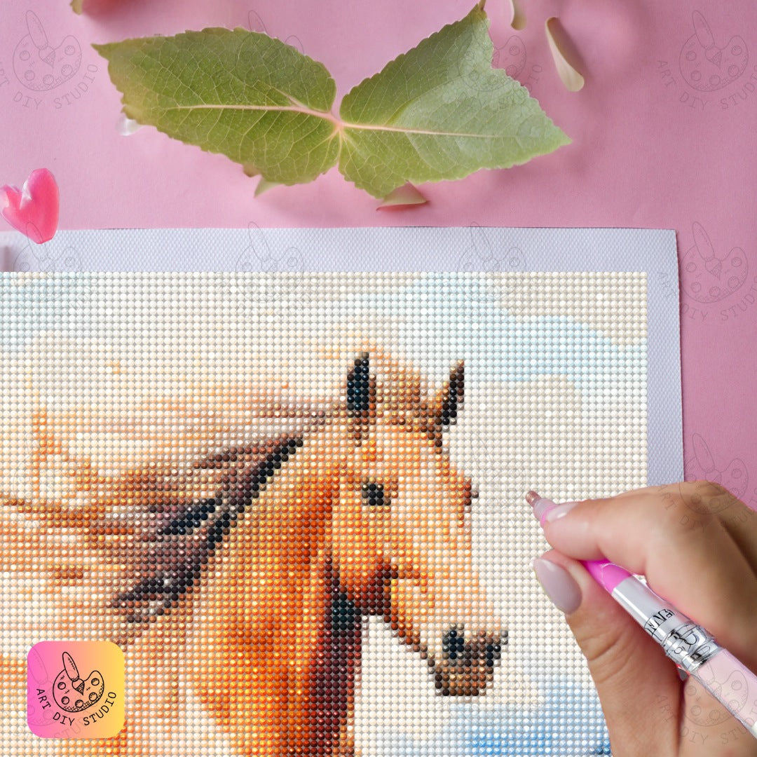 Artdiystudio Galloping Freedom Diamond Painting Kit Unleash Your Inner Spirit 5