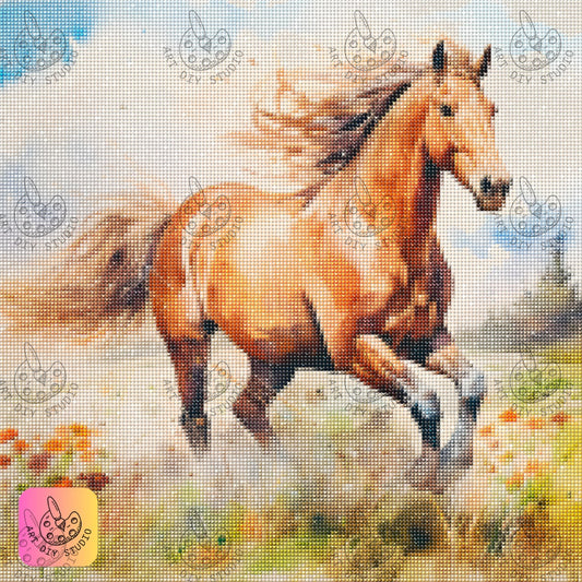 Artdiystudio Galloping Freedom Diamond Painting Kit Unleash Your Inner Spirit 7