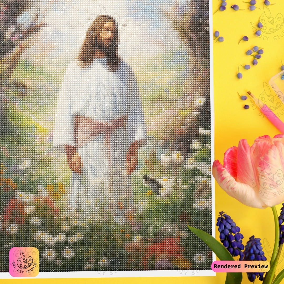 Artdiystudio Garden Of Grace Diy Diamond Painting Kit Celebrate Heavenly Peace 3