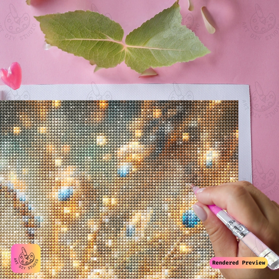 Artdiystudio Glittering Peacock Elegance Diy Diamond Painting Kit Shine With Radiance And Beauty 3