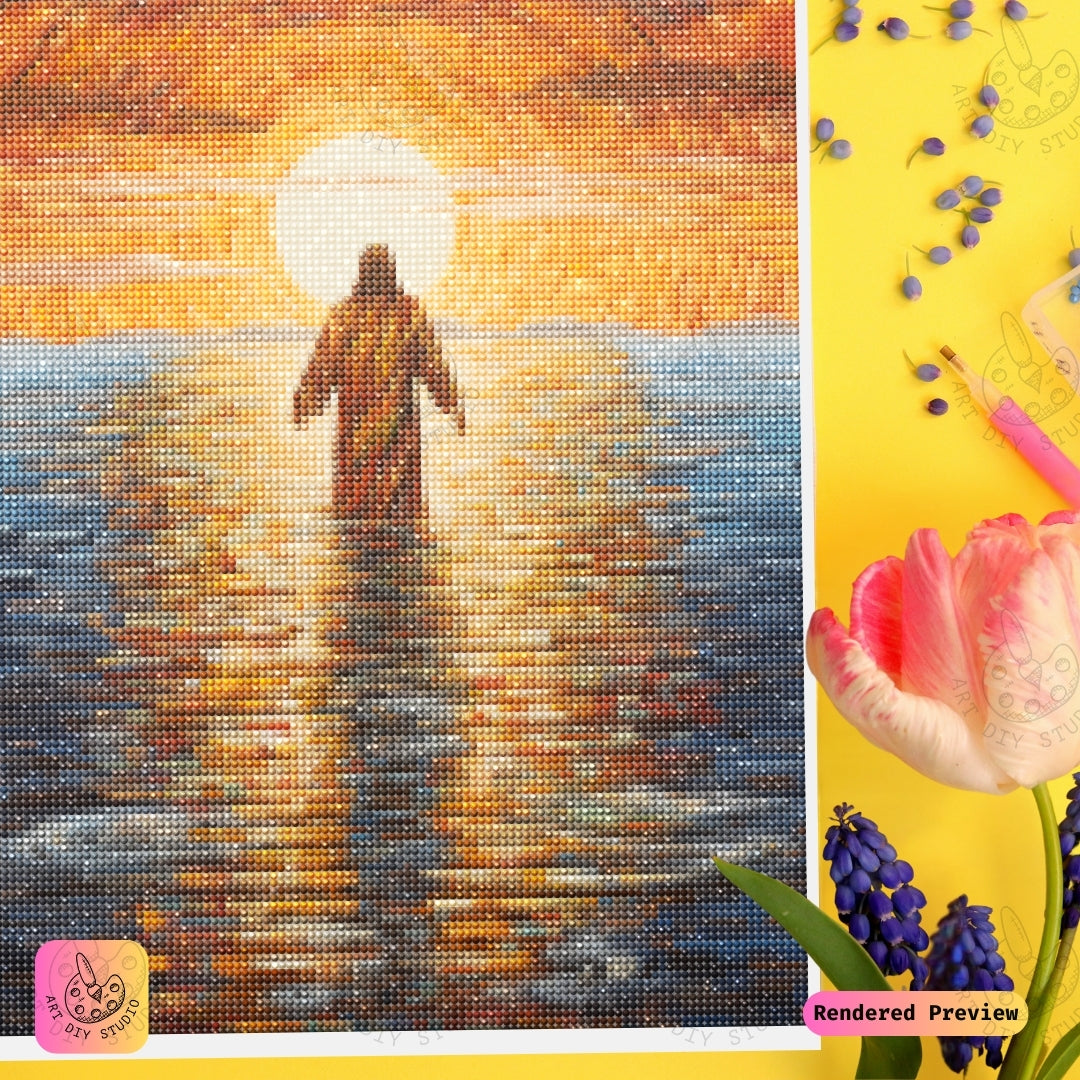 Artdiystudio Glow Of Eternity Diy Diamond Painting Kit A Radiant Celebration Of Faith 3