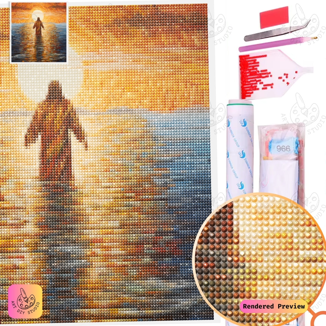 Artdiystudio Glow Of Eternity Diy Diamond Painting Kit A Radiant Celebration Of Faith 5