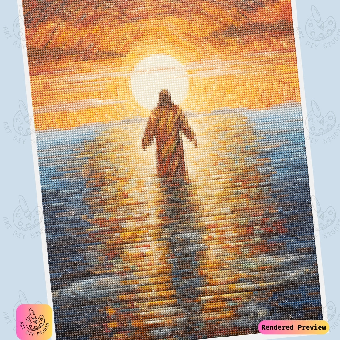 Artdiystudio Glow Of Eternity Diy Diamond Painting Kit A Radiant Celebration Of Faith 6