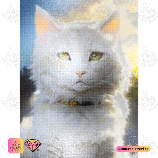 Artdiystudio Golden Eyes Of Serenity Diy Diamond Painting Kit A Majestic Feline Dream 2
