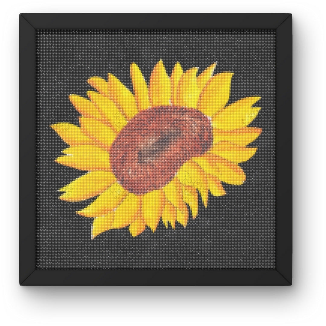 Artdiystudio Golden Sunburst Bloom Diy Diamond Painting Kit Brighten Your World 3