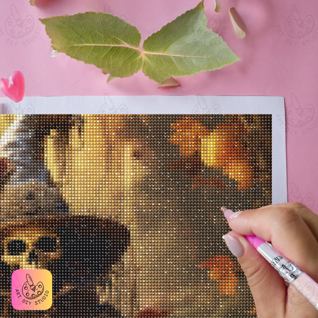 Artdiystudio Haunted Harvest Sentinel Diy Diamond Painting Kit Perfect Halloween Craft 5