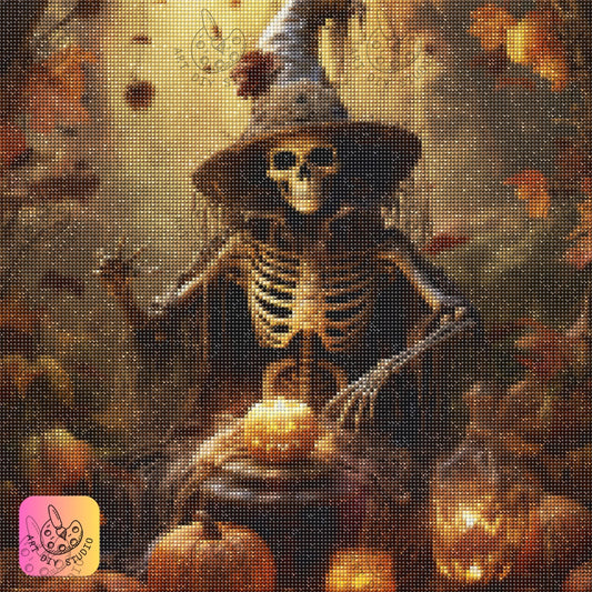 Artdiystudio Haunted Harvest Sentinel Diy Diamond Painting Kit Perfect Halloween Craft 7
