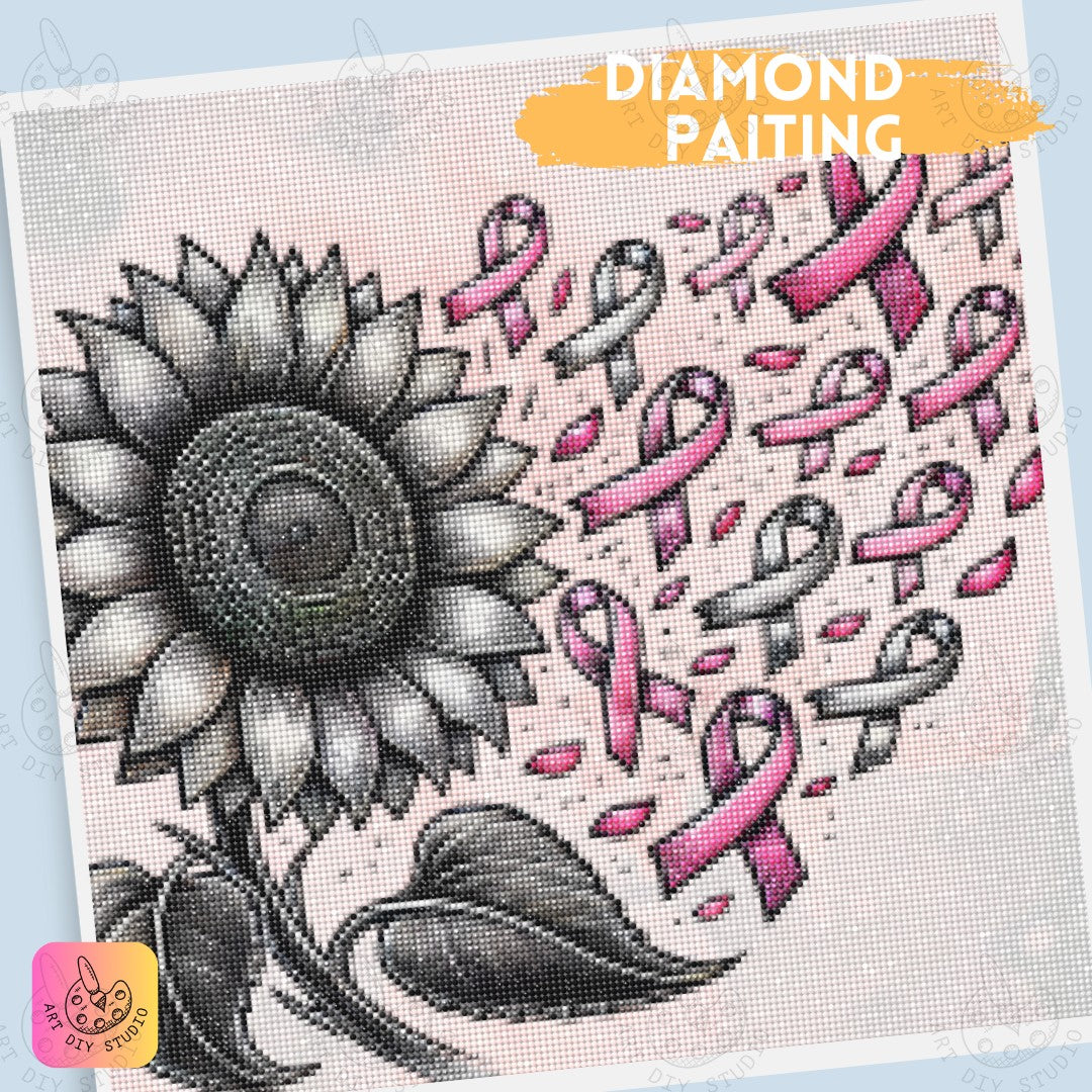 Artdiystudio Hope Blossoms Diy Diamond Painting Kit Crafting Strength Resilience 4