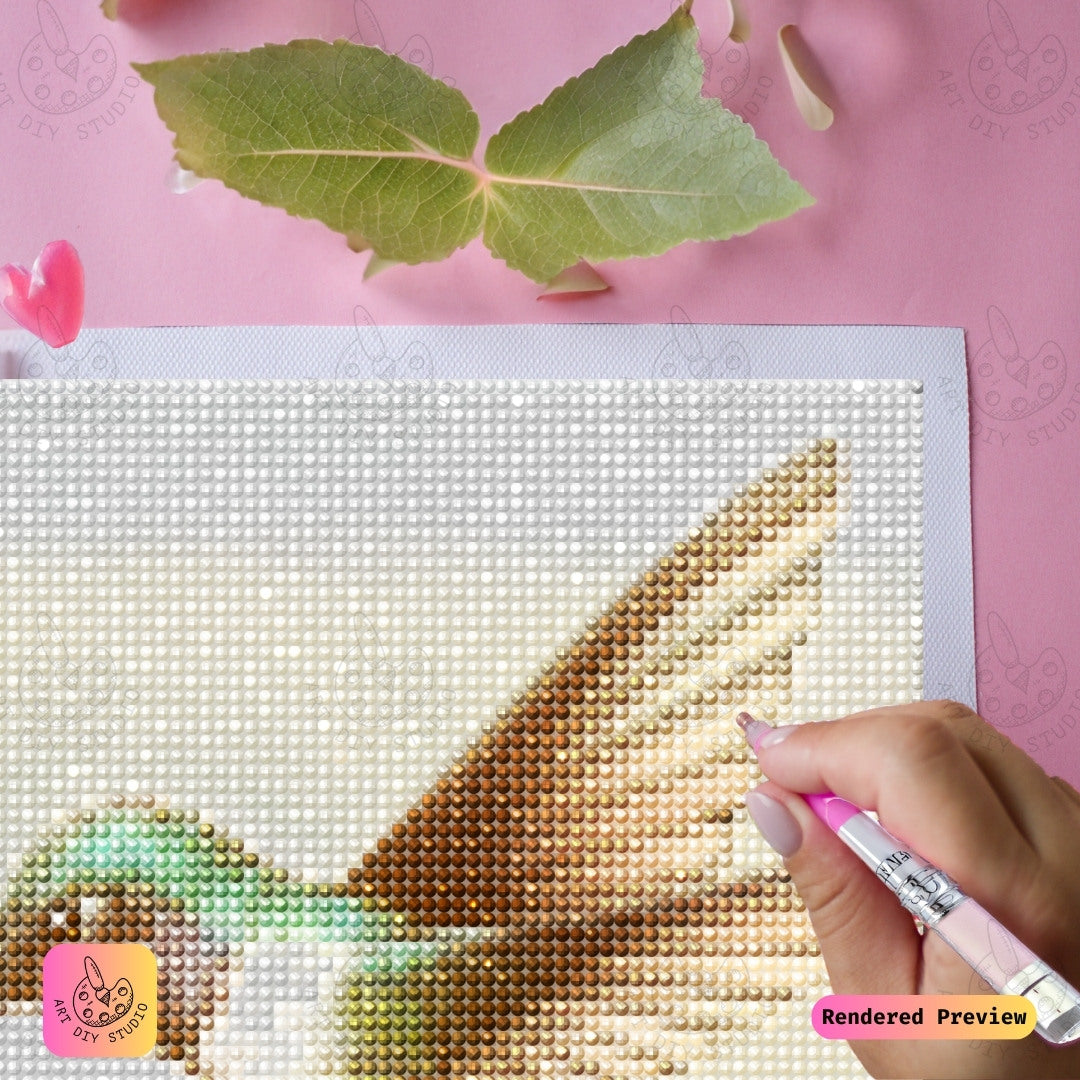 Artdiystudio Hummingbird Serenity Diy Diamond Painting Kit Natures Delicate Beauty 4