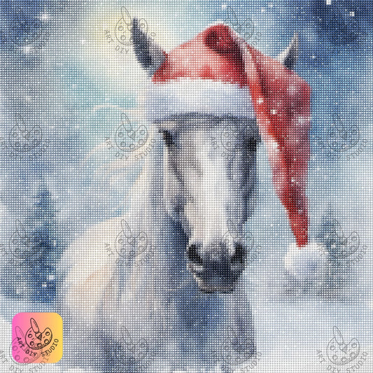 Artdiystudio Jolly Winter Steed Diy Diamond Painting Kit Embrace The Holiday Spirit 7