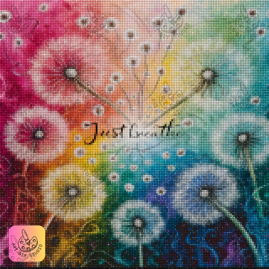 Artdiystudio Just Breathe Blossoms Diy Diamond Painting Kit Embrace Mindfulness In Every Gem 7