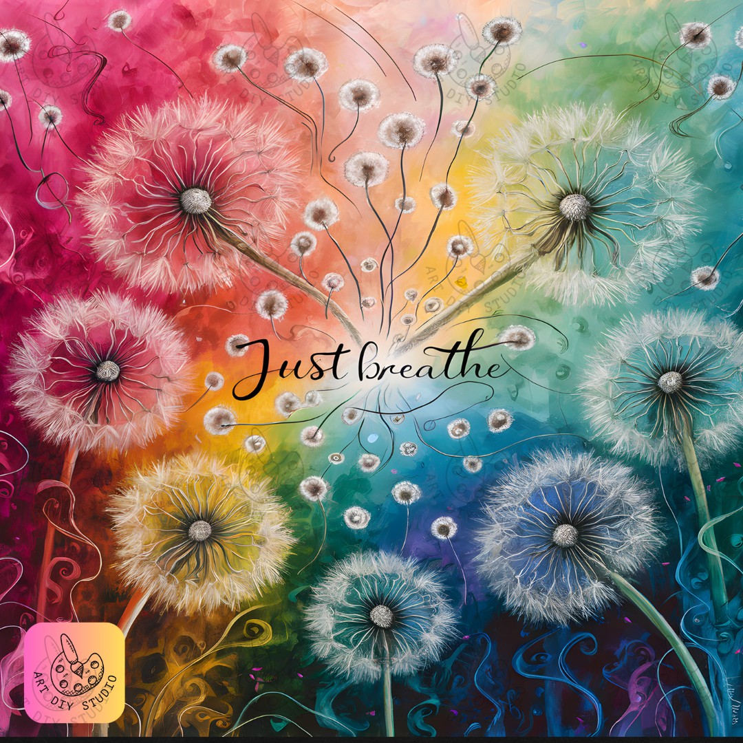Artdiystudio Just Breathe Blossoms Diy Diamond Painting Kit Embrace Mindfulness In Every Gem 8