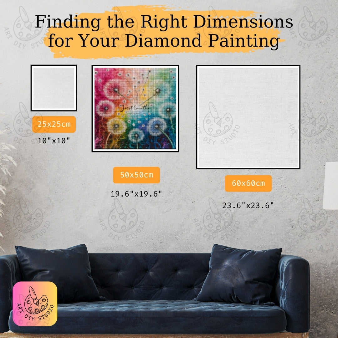 Artdiystudio Just Breathe Blossoms Diy Diamond Painting Kit Embrace Mindfulness In Every Gem