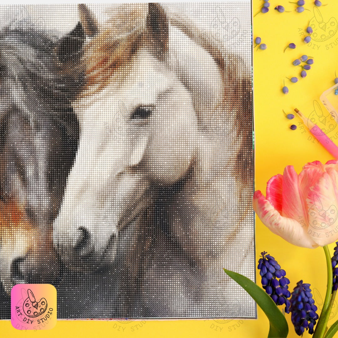 Artdiystudio Kindred Spirits Diy Diamond Painting Kit Capture The Bond Of Friendship 6