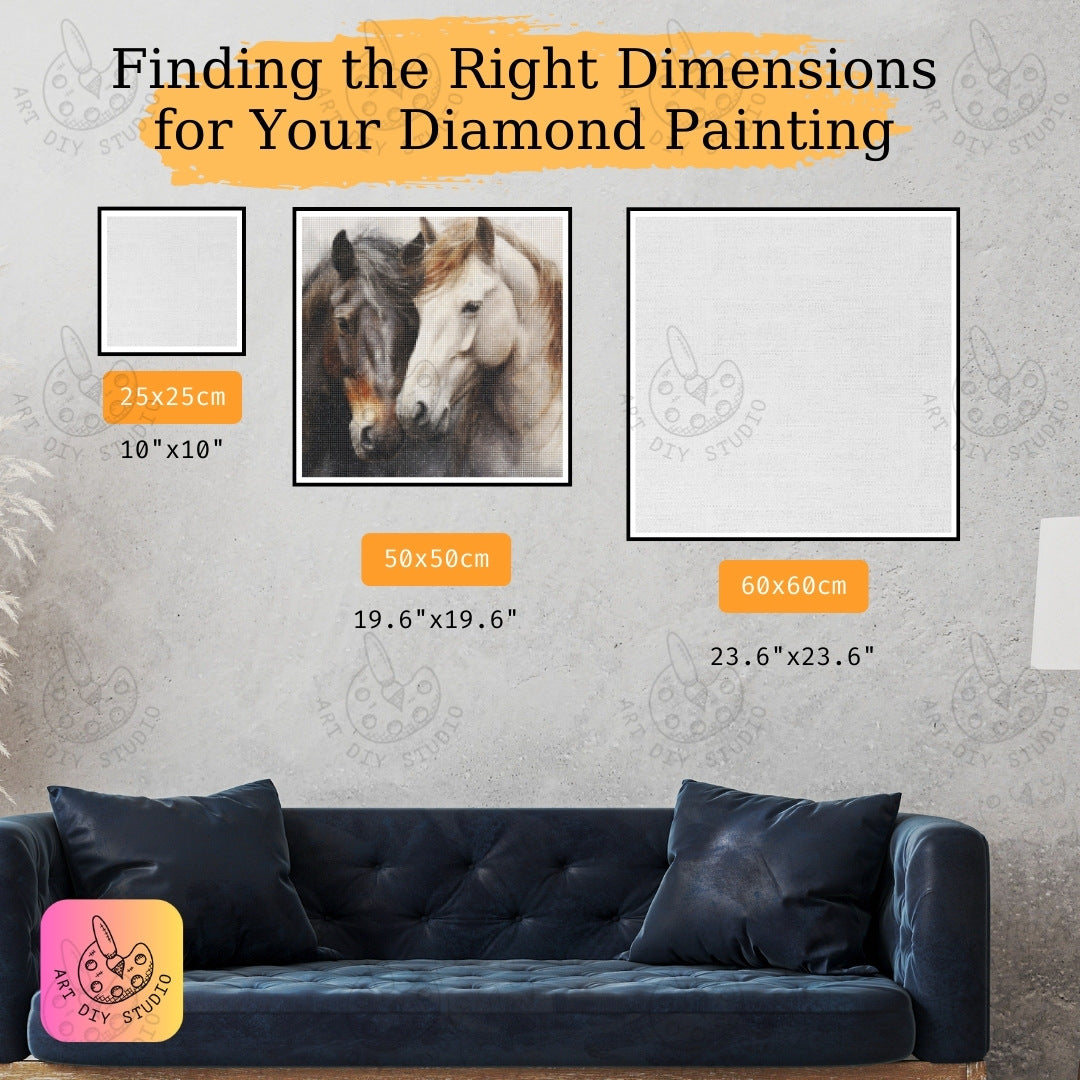 Artdiystudio Kindred Spirits Diy Diamond Painting Kit Capture The Bond Of Friendship