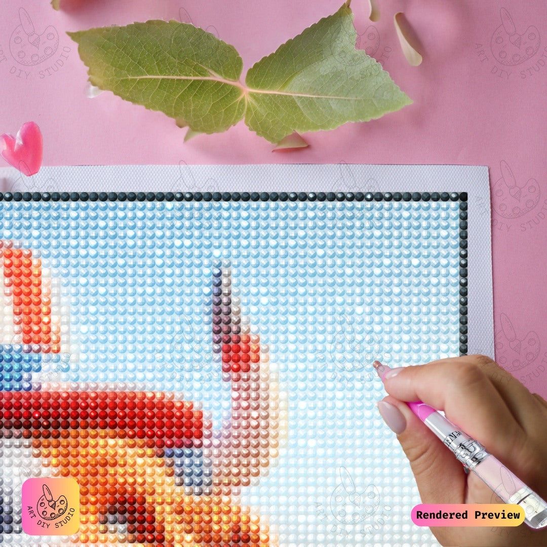 Artdiystudio Liberty Moo Charm Diy Diamond Painting Kit A Heartwarming Patriotic Masterpiece 4