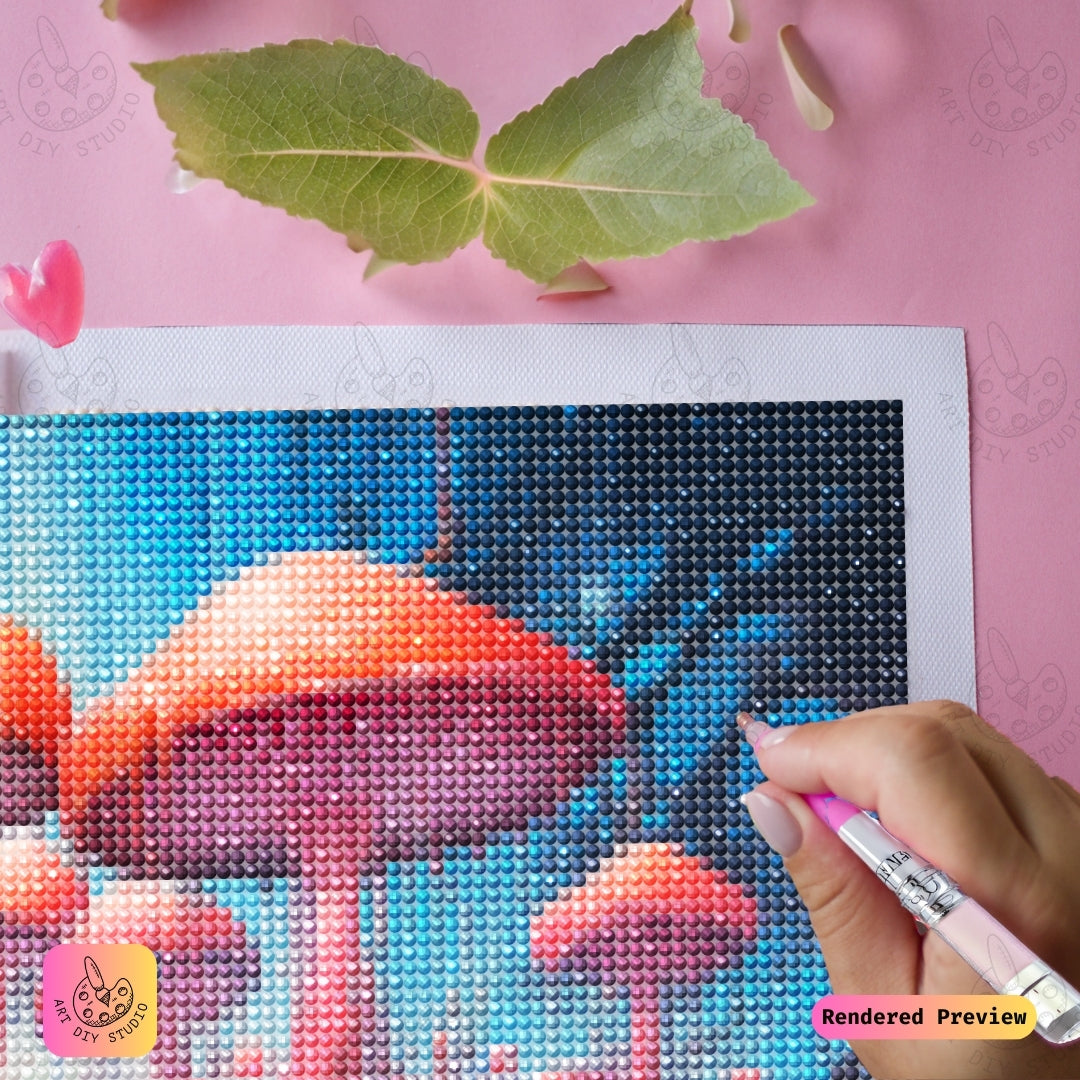 Artdiystudio Luminescent Mushroom Paradise Diy Diamond Painting Kit A Surreal Enchanted Escape 4