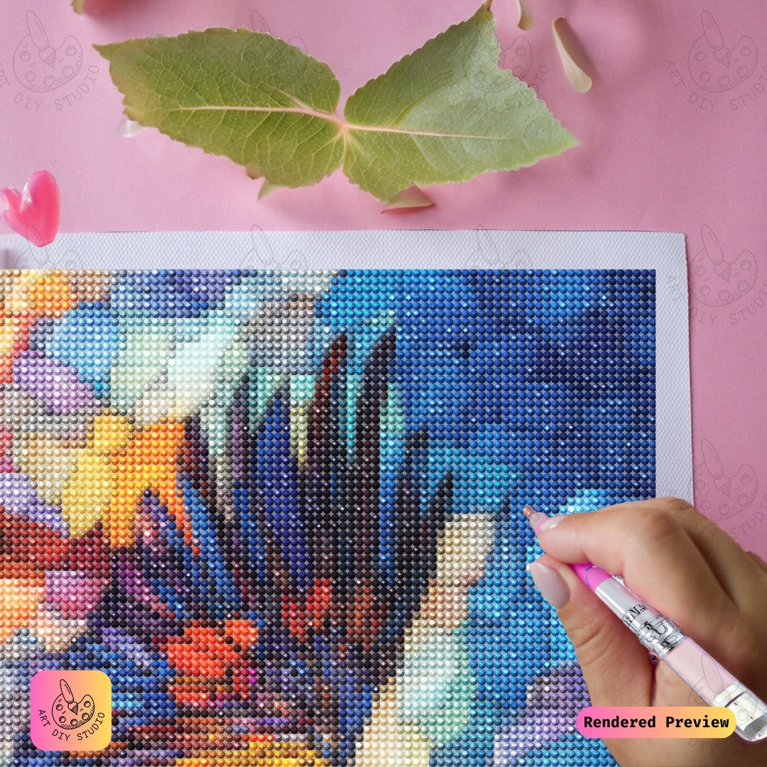 Artdiystudio Majestic Mosaic Eagle Diy Diamond Painting Kit A Vivid Celebration Of Art And Freedom 3